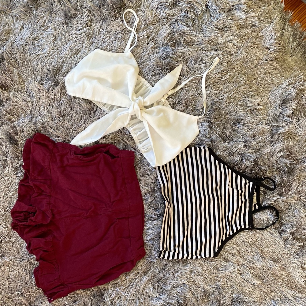 Summer tops & short bundle h&m